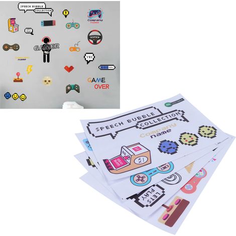 Selbstklebende PVC-Wandaufkleber mit Cartoon-Motiven für Schlafzimmer oder Spielzimmer. (1/5)