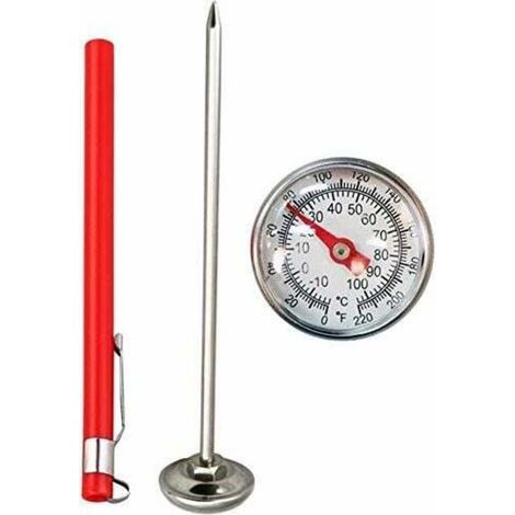 Termometro per terreno ecologico per la misurazione della temperatura, in acciaio inossidabile per uso alimentare, impermeabile (1/4)