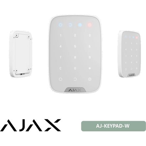 Tastiera allarme wireless KeyPad W AJAX 222063 BIANCO (1/5)