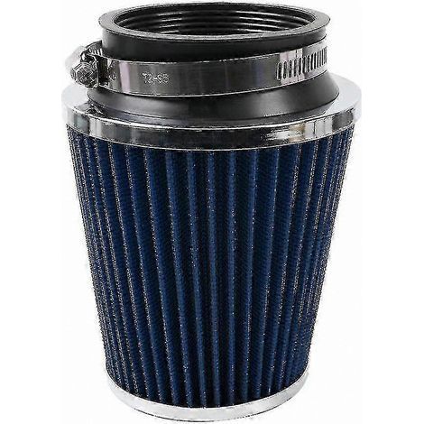 Filtre à air conique universel à haut débit 76 mm avec admission en mousse pour moteurs de voiture (1/5)