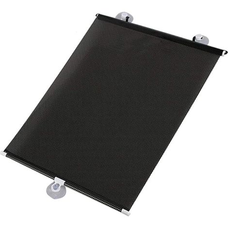 Store À Rouleau Pare-Soleil À Ventouses sans Perçage,Store Enrouleur Rétractables Occultants pour Fenêtres,Stores Temporaires,Rideaux Portables À Isolation Thermique,Black-40×60cm(15.7 (1/5)