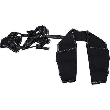 Ensemble de harnais pour genouillère pour chien, réglable, confortable et respirant, Support de jambe arrière pour la récupération XL (1/5)