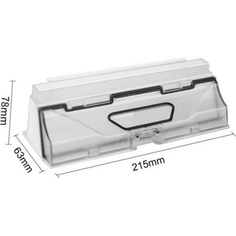 2X Pièces de Boîte à Poussière pour Aspirateur S5 MAX S6 MaxV S6 PURE T7 PRO Poubelle Robot ûrAccessoires de Filtre transparent (1/5)