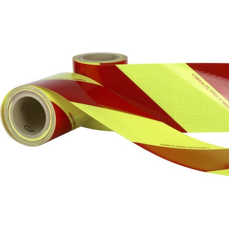 Kit balisage véhicule secours ou incendie adhésif - 2 rouleaux (D et G) de 9m - Classe 2 - 3340082 (1/3)