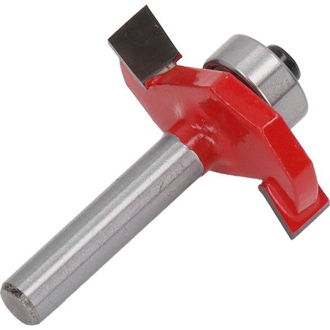 T-förmiger Holzfräser, 6,35 mm Schaft, Hartmetall, für Holzbearbeitungsprofile, 1/4 x 1/4 Zoll, Fräswerkzeug (1/5)