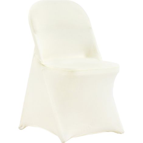 Housses de chaises pliantes extensibles en spandex, housses de chaises universelles, housses de protection amovibles et lavables, pour mariages, vacances, banquets, fêtes, célébrations, repas (50 pièc (1/5)