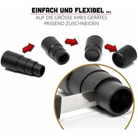 NALOOKAMIC Adaptateur réducteur de tuyau d'aspirateur adapté par ex. B.Bosch Karcher-Accessoire pour aspirateur (1/2)