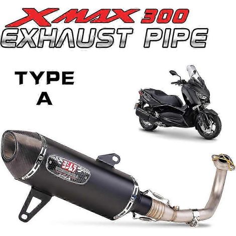 Tubo De Escape De Acero Inoxidable Para Motocicleta, Silenciador De Escape Para Xmax300 250, Xmax 300, X Max250( TYPE-A) (1/5)