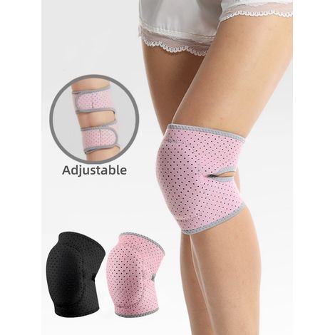 Genouillères unisexes pour jeunes, pour volleyball, protègent les genoux, douces et respirantes, adaptées pour volleyball, basket-ball, football, danse, yoga, tennis, course, cyclisme, fitness (1/4)