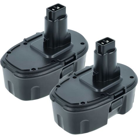 vhbw 2x Batteries compatible avec Dewalt DCD959KX, DCD950VX, DCD970KL, DCD959VX, DCD950KX, DCD950B outil électrique (3000 mAh, NiMH, 18 V)