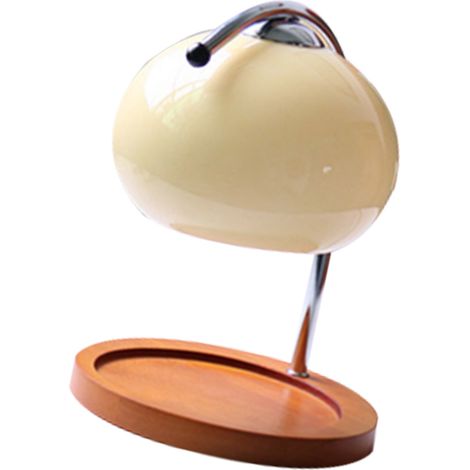 Lampe à cire parfumée, plateau de rangement rétro en bois, chauffe-bougie en verre, lampe de chevet d'ambiance, 220 V (UE) (1/5)