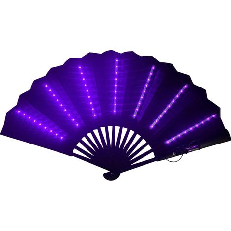 Ventilateur à LED – avec lumière ventilateurs pliables piles (1/5)