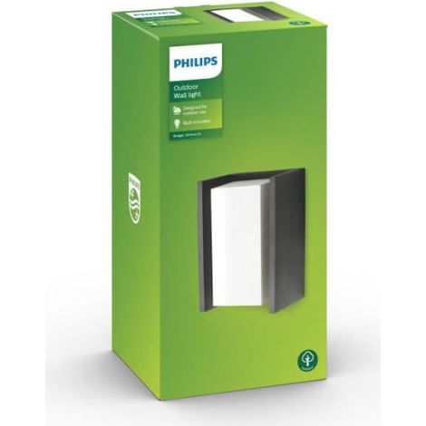Applique murale Philips Bridge - Anthracite - 1x15W - LED (1/2)