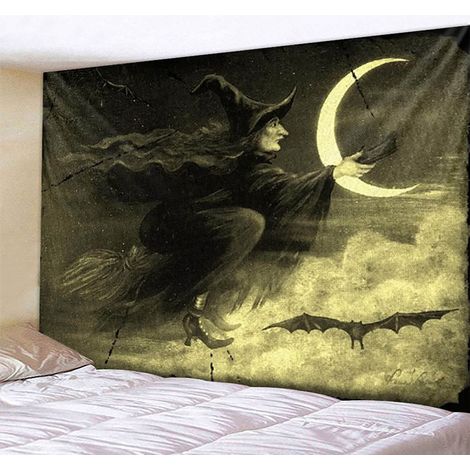 Tapestry Halloween - 150 X 230 Cm - Décoration Murale Chambre Salon Résidence Étudiante - 1 Pièce (1/5)