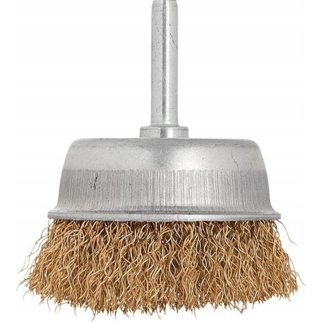 Cepillo frontal de alambre de latón de 60 mm con pasador (1/3)