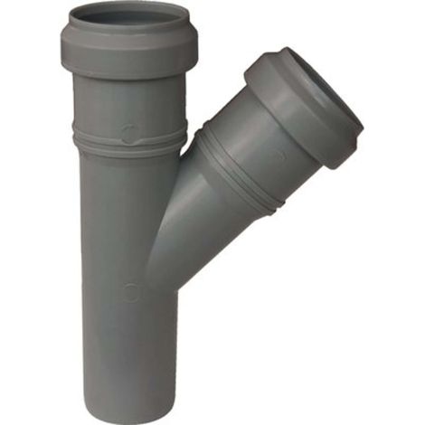 BRAGA SCARICO IDRICO AD INNESTO - PP GRIGIO MM 90 45° - 5 pezzi