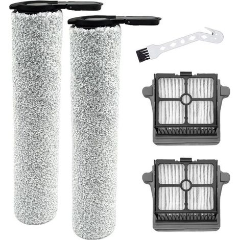 Accessory kit for Tineco Floor One S7 Steam vacuum cleaner, 2 brush rollers + 2 HEPA filters + 1 cleaning brush (1/4)