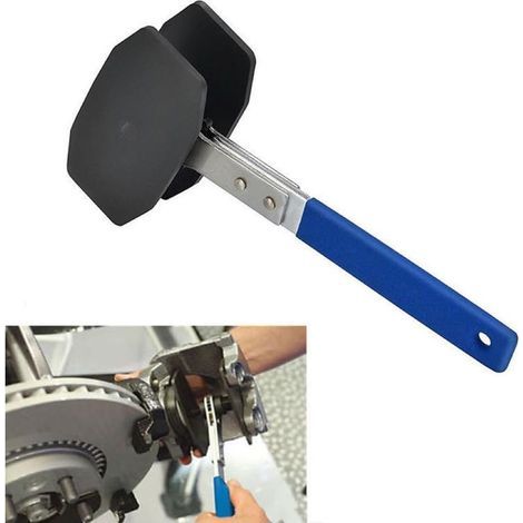 Outil de sertissage d'étrier de frein, outil de frein à 360 degrés avec fonction à cliquet, expandeur de clé à molette, écarteur de piston de roue de voiture pour la réparation des freins de (1/5)