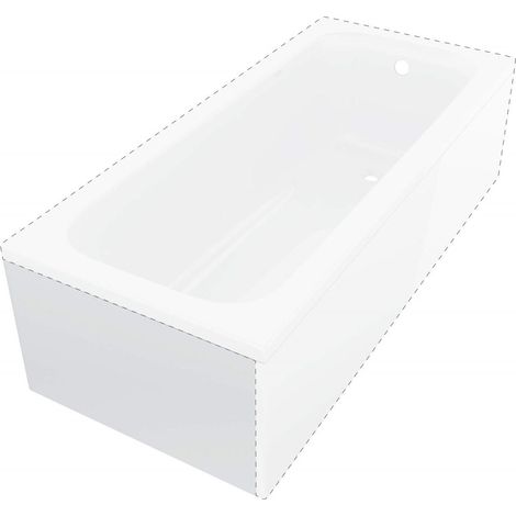 Deante Prizma pannello liscio bianco 750x560 mm