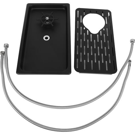 Pichet de rinçage, bac d'égouttage, barre en acier inoxydable, verre pour évier, lave-tasse, maison, cuisine, hôtel, café, restaurant, lavage à haute pression