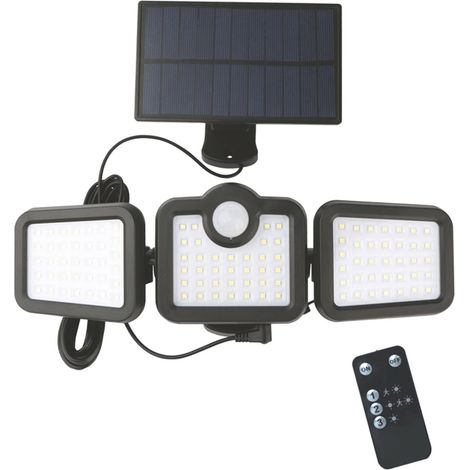 Proiettore Solare Orientabile 108 LED 10 Watt 600 Lumen Luce Calda Suprema (1/3)