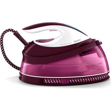 Centrale vapeur Philips PerfectCare Compact GC7842/40 – 2400W – Pression 5 bars – Débit vapeur 120g/min – Technologie OptimalTEMP – Semelle SteamGlide
