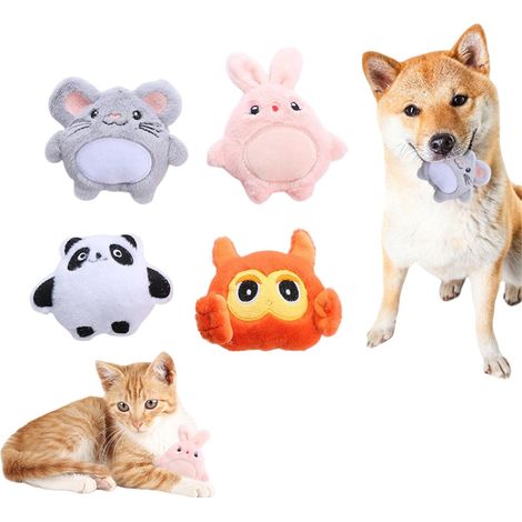 Jouets bruyants pour chats - Souris, lapin, panda, hibou (1/5)