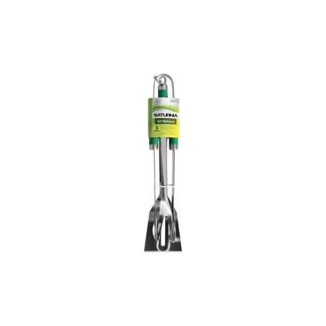 Set Barbecue 3 Pezzi. (Spatola, Pinza e Forchetta) 34,5 cm.