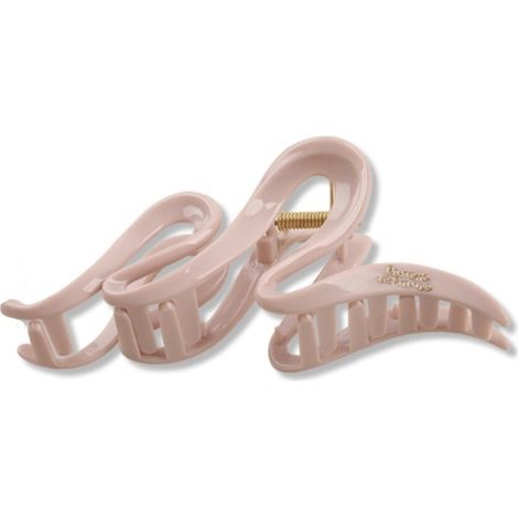 Haarspange, XL, rosa, 13 cm x 5,5 cm, robust, modischer Haarschmuck (1/2)