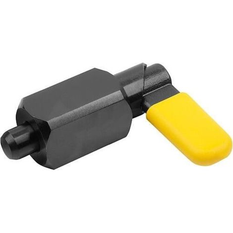 KIPP Sperrriegel Vierkant Gr. 3 Ø 10mm Stahl brüniert mit Kappe (1/3)