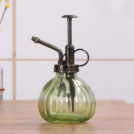 Filiyano-Bouteille d'eau en verre vert clair, style vintage, coupe-vent, avec B (1/4)