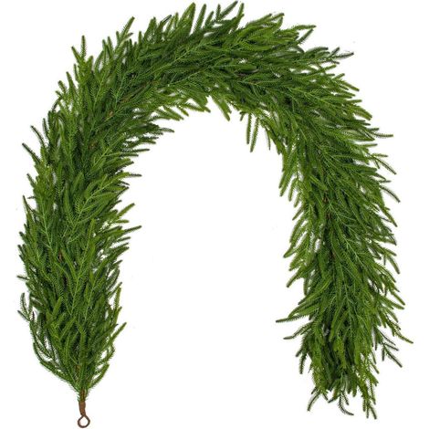 Künstliche Weihnachtsgirlande 183cm Grün, pflegeleicht, wiederverwendbar
