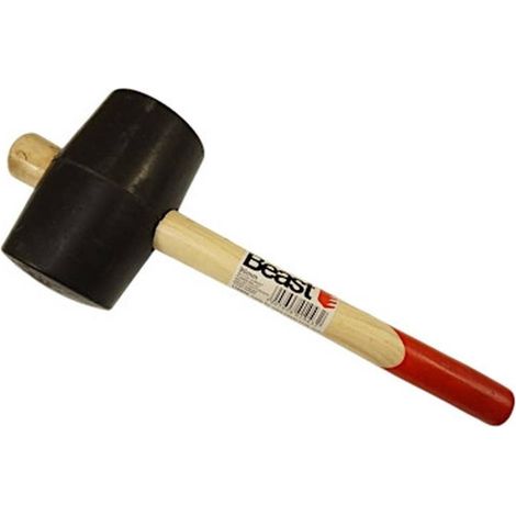 Maillet Caoutchouc 1200g - 90 mm - Pratique et résistant - Bricolage et artisanat - Beast (1/5)