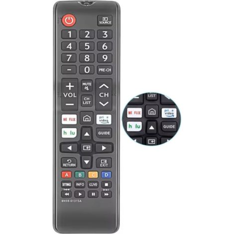 Universal remote control for Samsung TVs, compatible with all Samsung Smart Curved Frame QLED LCD 8K 4K TVs (1/5)