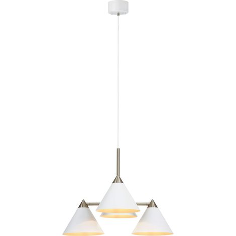 Markslojd KLINT Suspension Dome Plafonnier 4 Lumières Blanc, Acier (1/3)