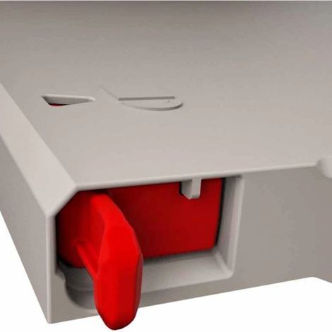 Keter – Armoire de jardin imperméable 2 portes – 8 étagères réglables – Plastique gris finition bois – Capacité 15 kg par étagère
