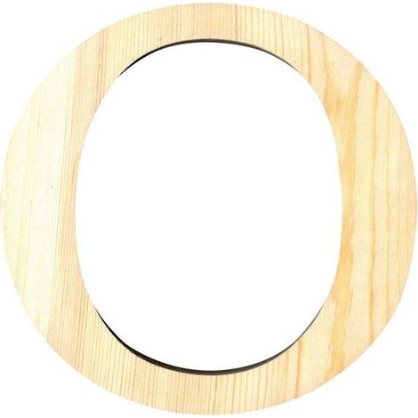 LETTRE O - 11.5 CM - BOIS