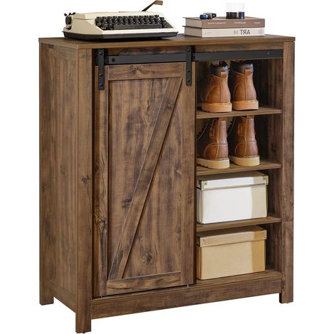 SoBuy Storage Cabinet Sideboard Hallway Shoe Cabinet with Sliding Door,FSB59-N (1/5)