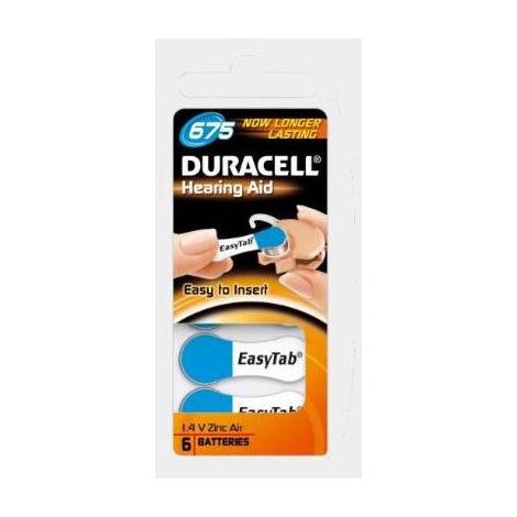 Duracell DA675N6 Haushaltsbatterie Einwegbatterie Zink-Luft