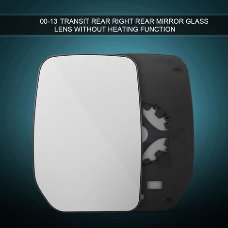 Verre de miroir de porte/aile côté conducteur droit de voiture pour Ford Transit 2000-2013 (1/5)