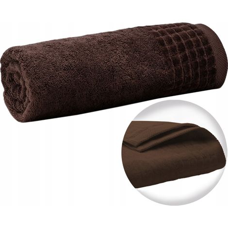 Frottee-Badetuch, schnelltrocknend, saugfähig, groß, 70 x 140, polnisch (1/5)