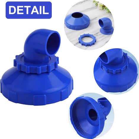 Ugello a getto per piscina, ugello di ingresso per piscina girevole a 360°, connettore per getto di ritorno, parte di ricambio, ugello di ritorno per piscina, ugello per piscina per spa, accessori per