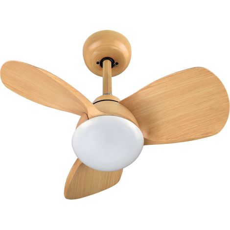 Ventilador de Techo Wave 55cm Motor DC 30W Silencioso Con Luz LED (1/5)