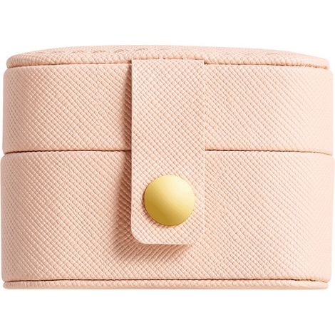 Boîte à Bijoux Miniature e n PU - Rose pour Rangement Voyage (1/3)
