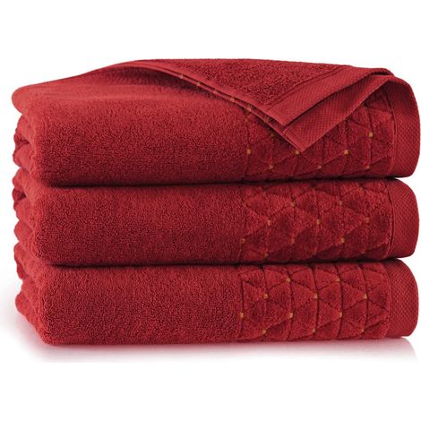 Serviette Oscar 70x140 Zwoltex bordeaux (1/5)