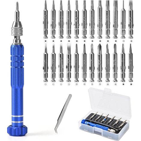 Schraubendreherset präzisions Handy Elektronik CRV Bits 26 in 1 (1/5)