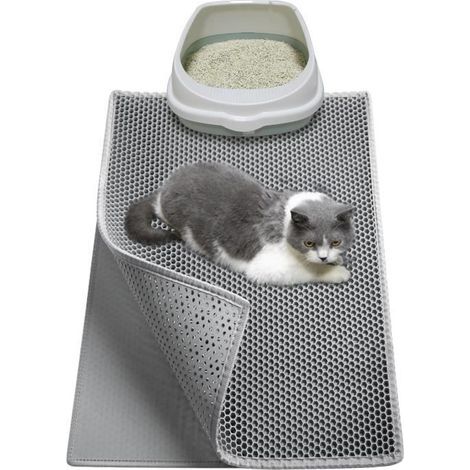 Waterproof Non-Slip EVA Cat Litter Mat - 60x40 cm