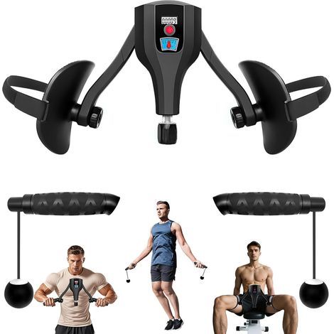 Appareil de musculation 3-en-1 pour cuisses et fessiers – Résistance jusqu'à 50 kg – Coussins larges et épais pour confort – Entraînement à domicile