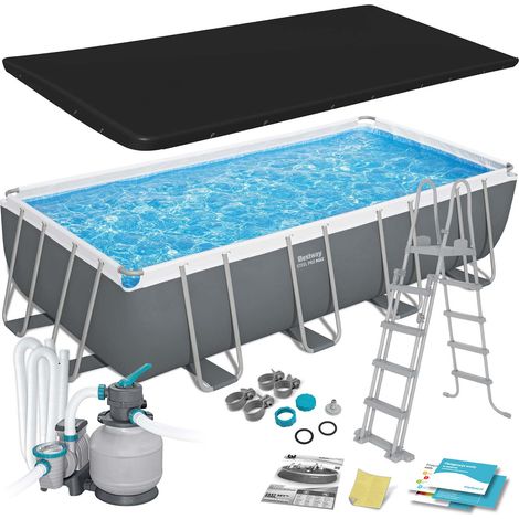 Piscina da giardino con struttura 549 x 274 x 122 cm 12 in 1 Bestway 56466N