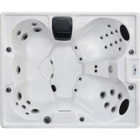 Outdoorwhirlpool Catania inkl. Abdeckung 210x180x82 cm (1/5)
